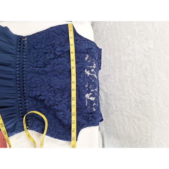 TRUTH AND FABLE Navy Blue Party / Cocktail Dress Sleeveless - Picture 13 of 14